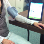 Mobile BP - iHealth BP3 in use