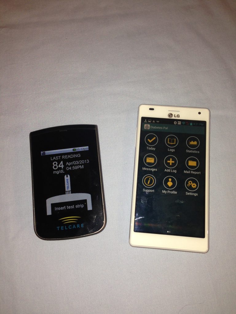 TelCare Diabetes Pal Android App Glucometer Sync