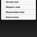 iBG*Star Diabetes Manager App - Notes on Food