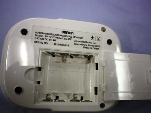 Mobile BP - Omron BP79 IT Battery Compartment a
