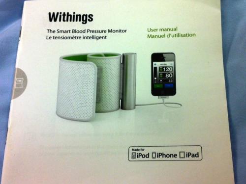 Mobile BP - Withings BP Manual